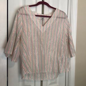 Beautiful Multi Colored Strip Top